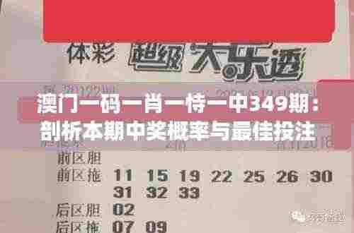 澳门一码一肖一恃一中349期:剖析本期中奖概率与最佳投注策略