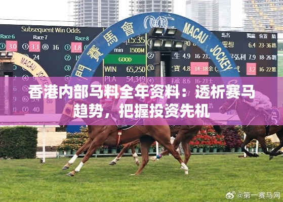 香港内部马料全年资料:透析赛马趋势,把握投资先机