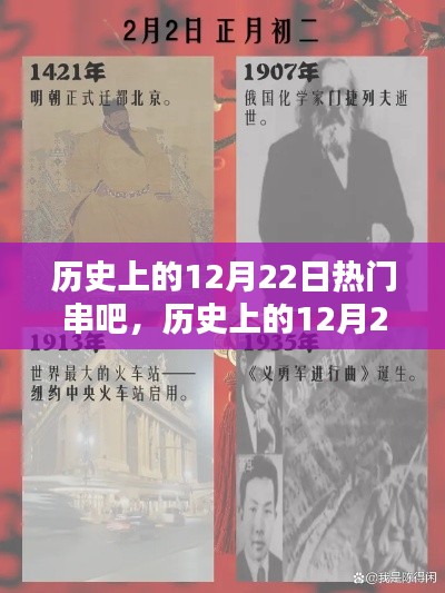历史上的12月22日,闪耀的串吧时刻回顾