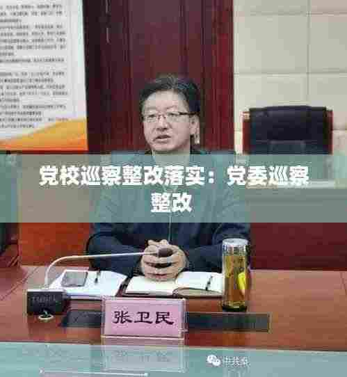 党校巡察整改落实:党委巡察整改