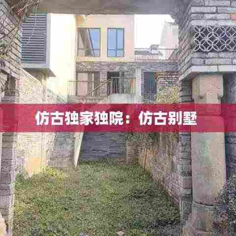 仿古独家独院:仿古别墅