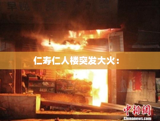 仁寿仁人楼突发大火: