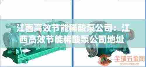 江西高效节能稀酸泵公司：江西高效节能稀酸泵公司地址 