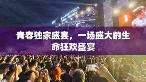 青春独家盛宴,一场盛大的生命狂欢盛宴