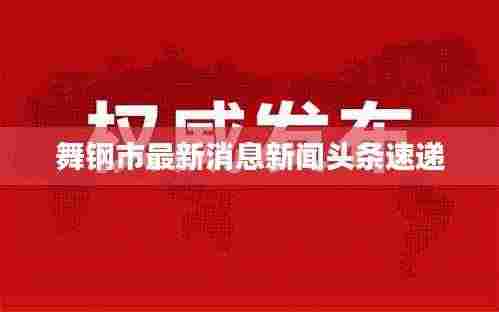舞钢市最新消息新闻头条速递