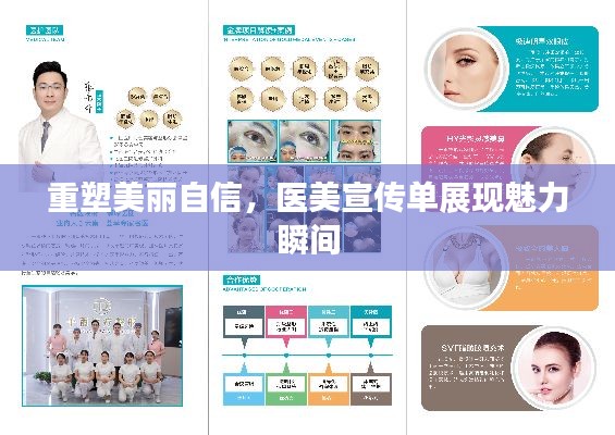 重塑美丽自信,医美宣传单展现魅力瞬间