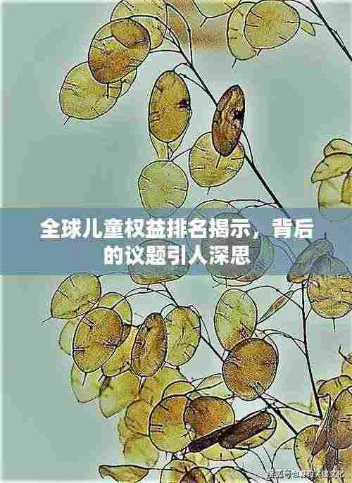 全球儿童权益排名揭示,背后的议题引人深思