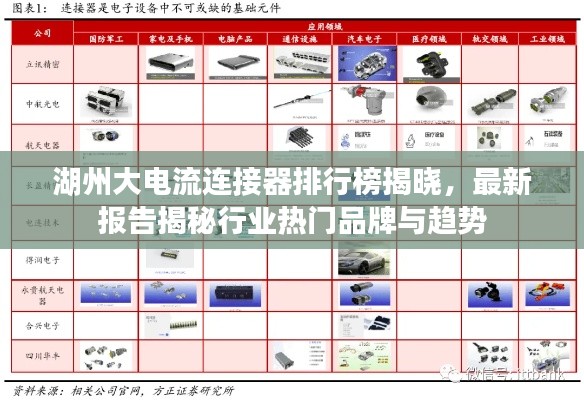 湖州大电流连接器排行榜揭晓,最新报告揭秘行业热门品牌与趋势